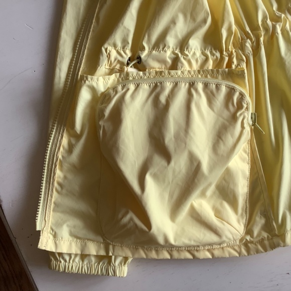 J. Crew Mercantile Yellow Windbreaker Hooded Jacket - Size Small - Picture 6 of 7